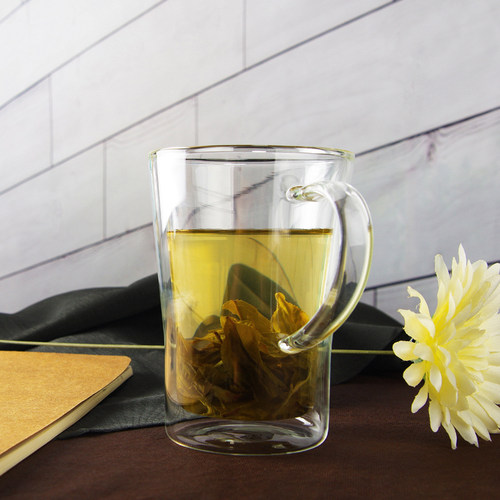 ins风无铅透明防烫双层玻璃杯