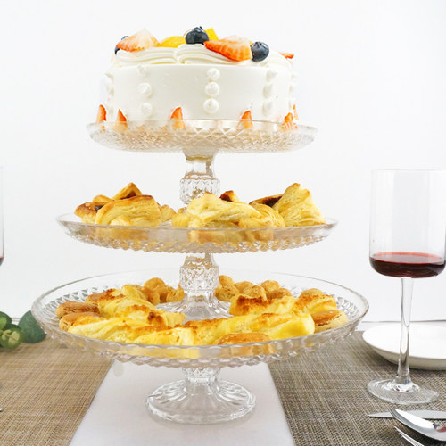 特价欧式无铅三层家用客厅蛋糕盘