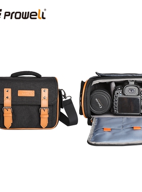 Prowell 摄影包单反相机包斜挎单肩包适用佳能尼康富士专业微单包