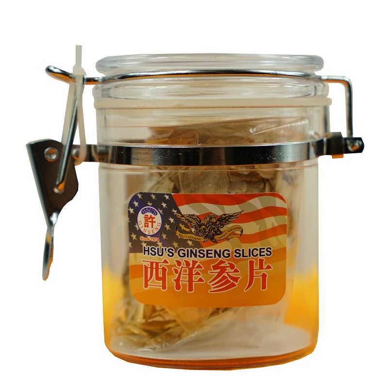 美国许氏西洋参 进口西洋渗精选片68g装 威斯康辛进口花旗参包邮