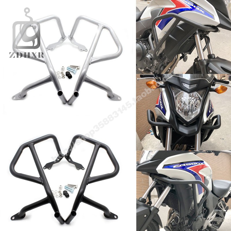 适合用本田CB500X 2013-18年改装保险杠 护杠 加厚车身保险架
