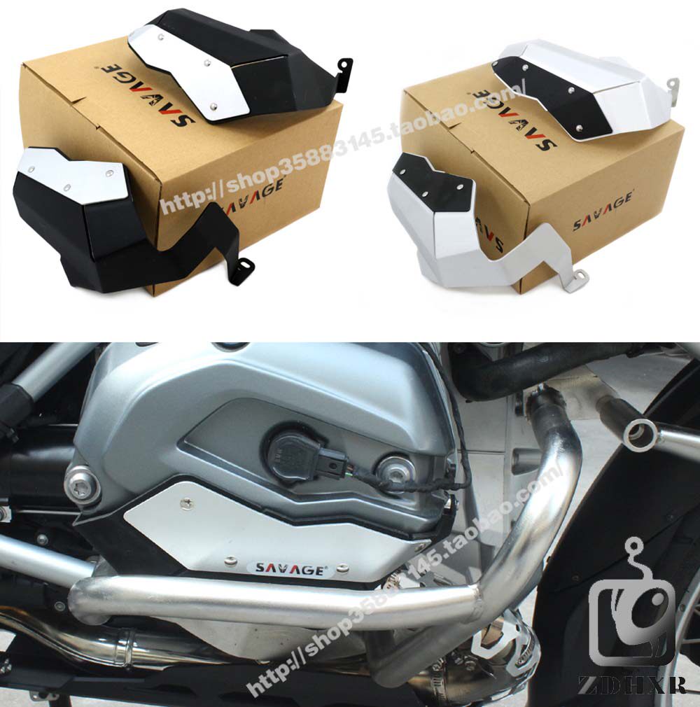 适用宝马 R1200GS 2013-17年水鸟ADV 改装发动机边盖  气缸保护盖