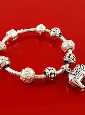 原创设计手串吉祥大象diy刻字