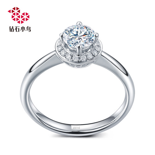 zbird/钻石小鸟18k璀璨求婚结婚