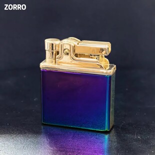 ZORRO佐罗Z582幻彩磕头机煤油打火机按压式煤油机送男友个性礼物
