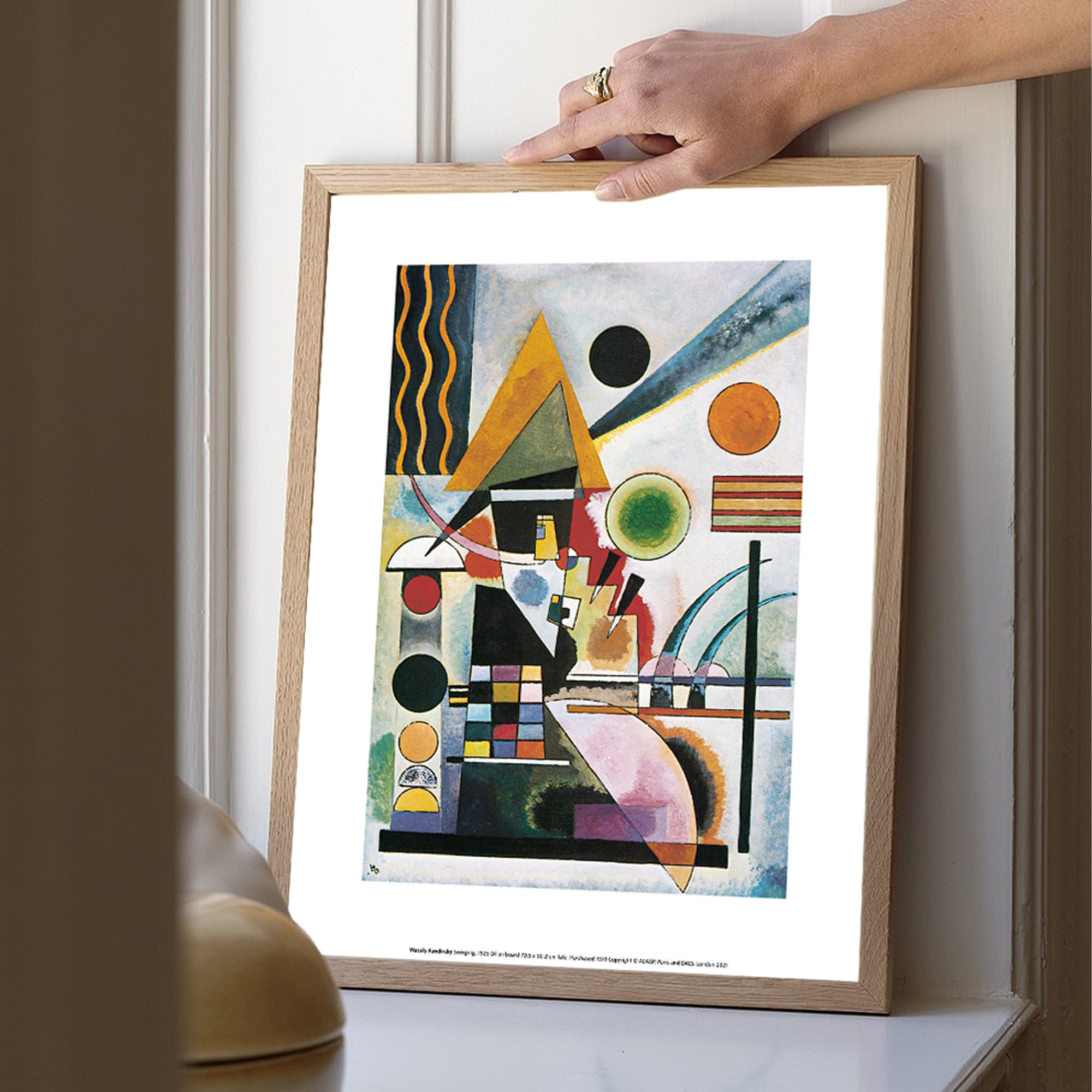 英国泰特美术馆|康定斯基|swinging|抽象艺术原版画芯|进口装饰画