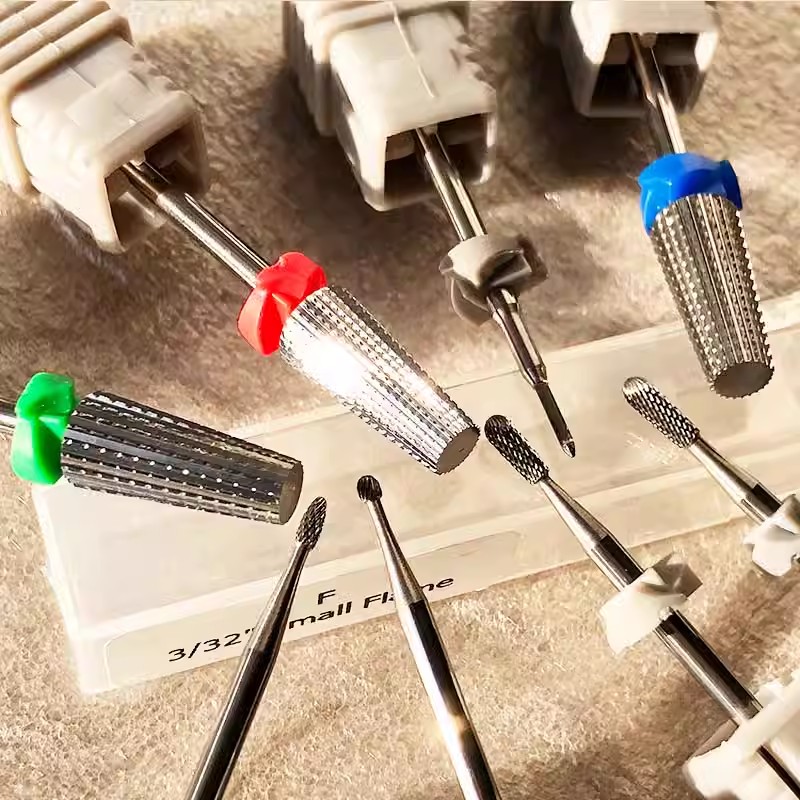 美甲钨钢打磨头卸甲机金属配件钻头卸水晶延长胶去死皮工具中高端