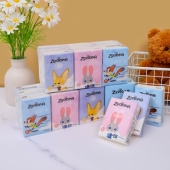 疯狂动物城印花手帕纸学生上学纸巾小包便携迪士尼抽纸卡通面巾纸