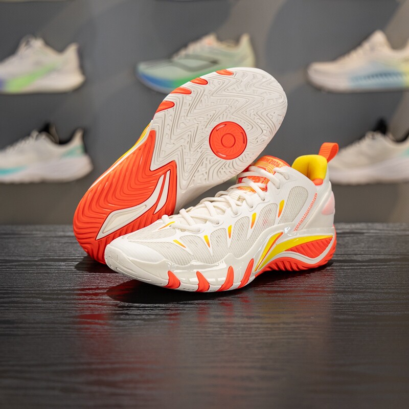 李宁反伍暴风运动鞋男子2026夏季新款减震耐磨比赛篮球鞋ABFW011