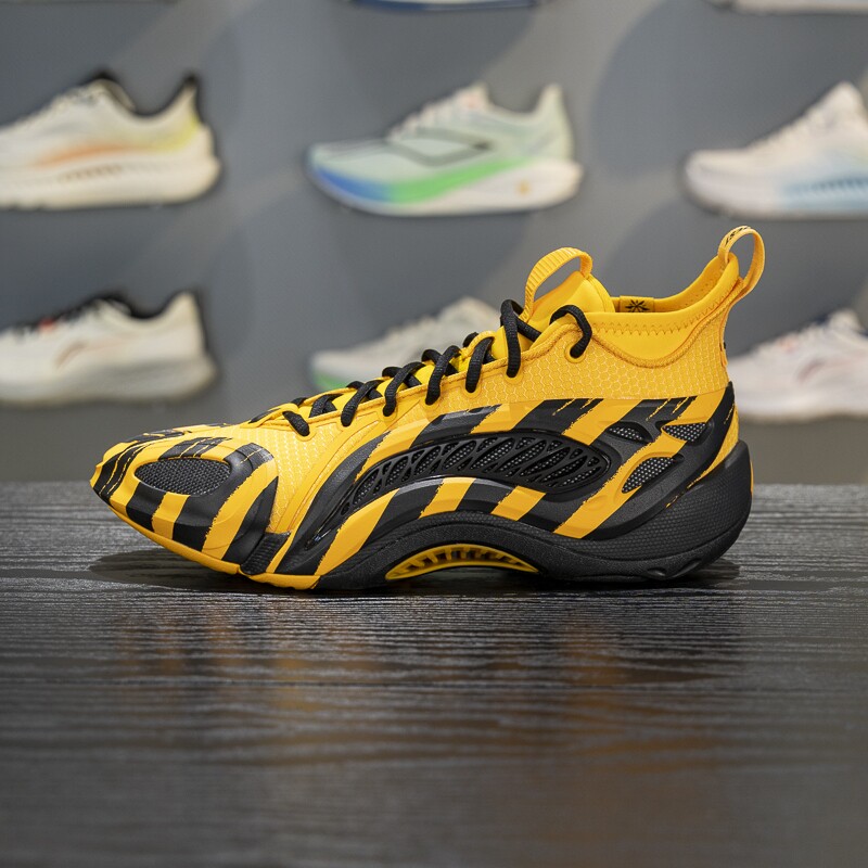 李宁反伍制空1 SUPER篮球鞋男子新款高帮耐磨实战运动鞋ABFV037