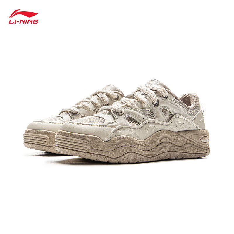 李宁蝴蝶兰板鞋2025秋季女子潮流简约百搭低帮经典休闲鞋AGCV230,运动鞋new,运动休闲鞋,淘宝优惠券,粉丝福利购,淘宝优惠卷