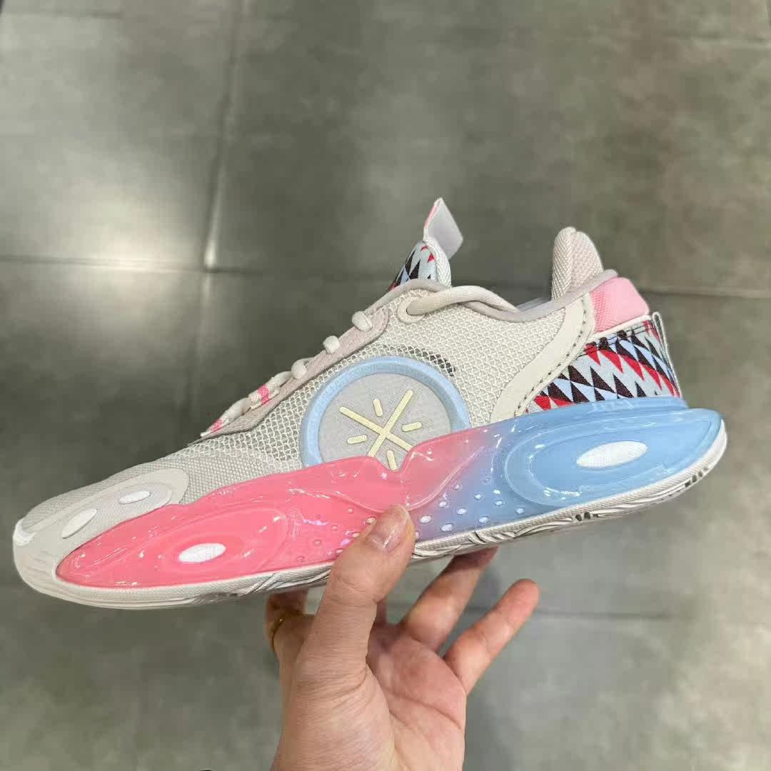 李宁2024春季韦德男子全城12低帮轻量高回弹耐久篮球鞋ABAU015