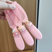 婴儿梳宝宝梳安全梳小孩新生儿童头发梳子便携小梳子可爱卡通动物