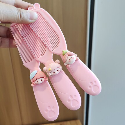 婴儿梳宝宝梳安全梳小孩新生儿童头发梳子便携小梳子可爱卡通动物
