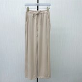 女松紧腰显瘦宽松通勤阔腿裤 休闲直筒卫裤 新品 5611 2025秋季