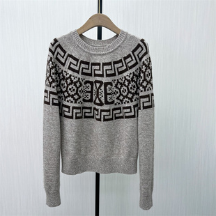 2025冬季 显瘦毛衫 新品 女宽松短款 打底上衣580 绵羊毛针织衫 恩