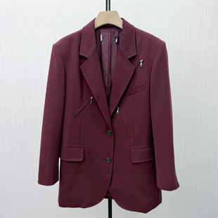 2026春季 休闲经典 新品 外套女时尚 宽松通勤百搭西服615 西装