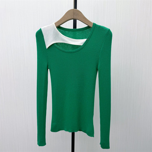 内搭针织衫 新 女气质修身 显瘦长袖 上衣6273 真情 打底衫 2026春季