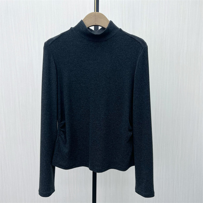 良月●2025冬季新品 高领打底衫女修身显瘦长袖T恤打底上衣5101