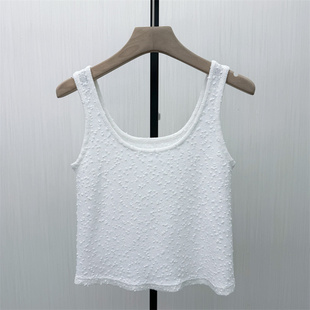 2026春季 显瘦打底无袖 新品 背心T恤女修身 内搭吊带上衣555 短款