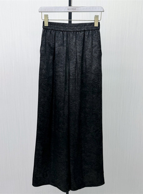 S●2026夏季新品 休闲直筒长裤女松紧腰显瘦宽松百搭阔腿裤521