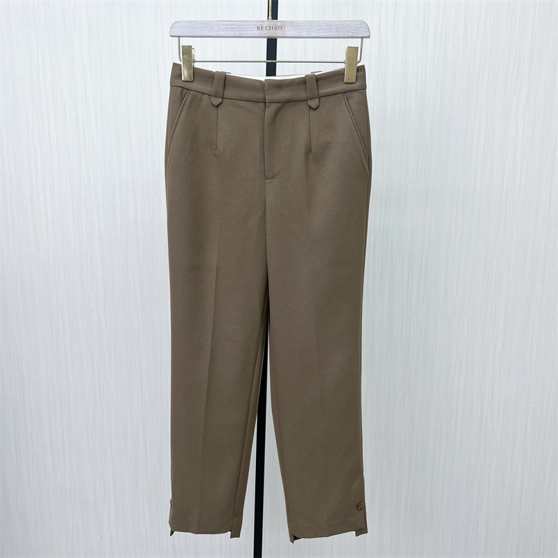 良月●2023冬装新 西装哈伦裤女高腰显瘦休闲通勤长裤烟管裤8177