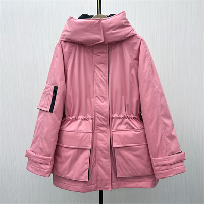 图●2025冬季新品 派克服女宽松休闲中长款工装防风羽绒服8930