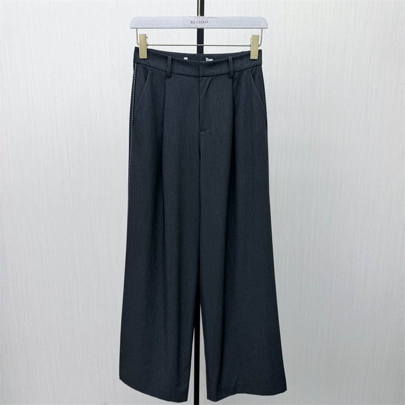 恩●2026春季新品 西装阔腿裤女高腰显瘦直筒通勤百搭气质长裤816,女装/女士精品,休闲裤,淘宝优惠券,粉丝福利购,淘宝优惠卷