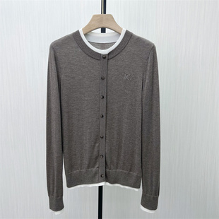 女假两件宽松显瘦打底衫 绵羊毛针织衫 新品 上衣5131 2025冬季