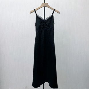 fei●2026春季新品 法式吊带连衣裙女修身显瘦无袖内搭长裙5239