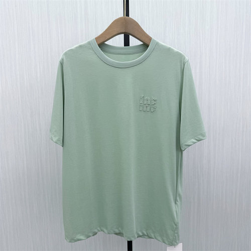 伊●2026夏季新品 纯色T恤女简约日常百搭宽松休闲短袖上衣3631