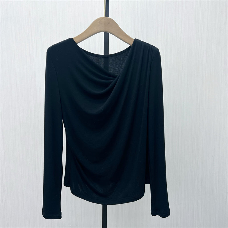 良月●2025冬季新品 打底衫女修身显瘦百搭长袖T恤打底上衣2852,女装/女士精品,T恤,淘宝优惠券,粉丝福利购,淘宝优惠卷