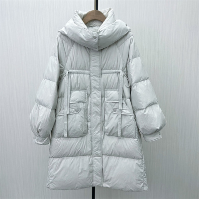 KA●2025冬季新品 羽绒服女时尚长款宽松加厚保暖鸭绒外套8279