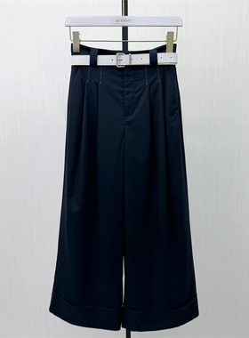 迪●2026夏季新品 阔腿裤女高腰显瘦宽松直筒百搭休闲长裤6711