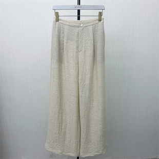 女高腰显瘦宽松休闲通勤百搭直筒长裤 阔腿裤 新品 175 2026春季