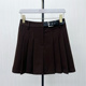新品 2025冬季 百褶半身裙女高腰显瘦气质百搭小个子短裙156