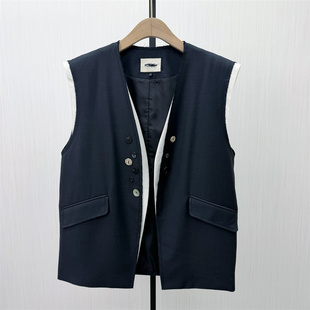 马甲女时尚 良月 西装 新 外穿通勤百搭休闲坎肩外套9082 2026春季