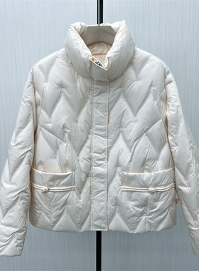 司●2025冬季新 短款立领羽绒服女宽松休闲百搭加厚保暖外套0690