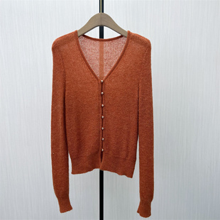 良月●2025冬季新品 v领针织衫女宽松慵懒风套头打底毛衫上衣1467