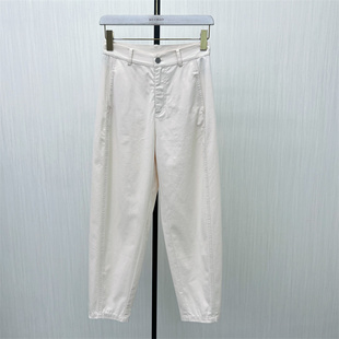 女高腰显瘦休闲直筒宽松长裤 fei 纯色哈伦裤 新品 7026 2025秋季