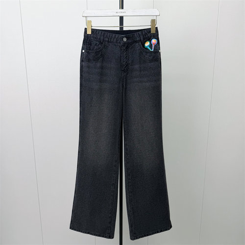 S●2026秋季新品 阔腿牛仔裤女高腰显瘦宽松通勤百搭休闲长裤351