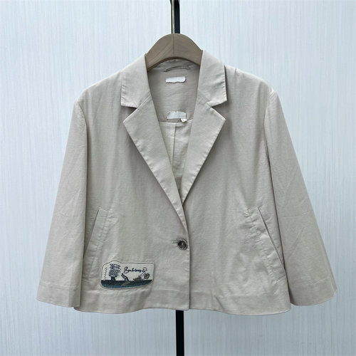 C●2025秋季新品 西装外套女气质通勤小个子短款夹克上衣3055