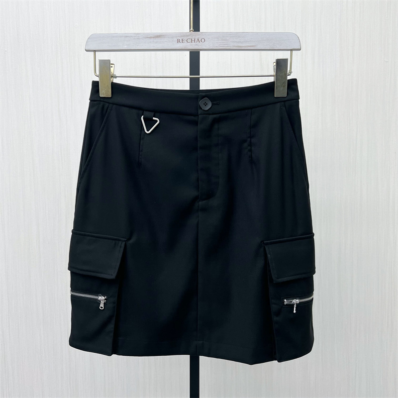 S●2025秋季新品 大口袋a字半裙女设计感小众休闲工装风短裙717