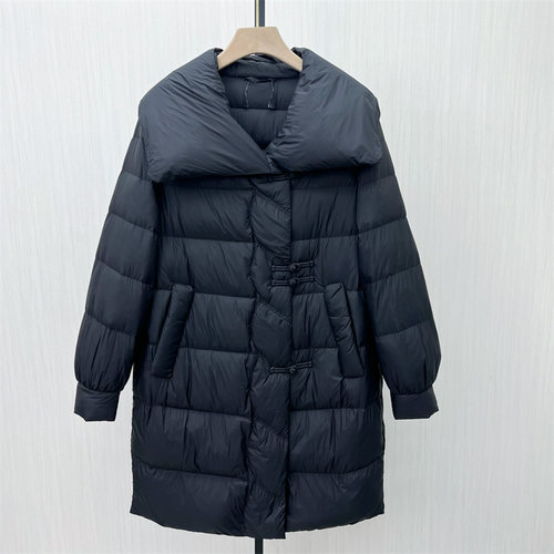 KA●2025冬季新品 羽绒服女中长款时尚宽松加厚鸭绒保暖外套8231