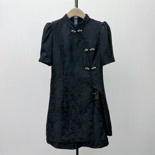 芭●2026夏季新品 新中式旗袍裙子女气质显瘦清新淑女连衣裙613