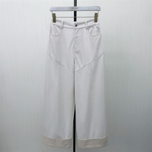 fei●2026春季新品 阔腿牛仔裤女高腰显瘦宽松直筒休闲长裤5021
