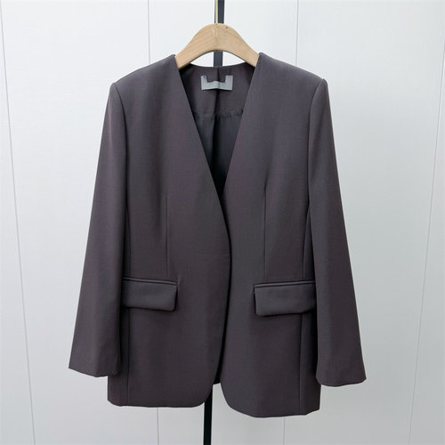 迪●2026秋季新品 西装外套女时尚休闲经典宽松通勤百搭西服0568