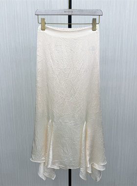伊●2026夏季新品 醋纤半身裙女高腰显瘦气质垂感包臀长裙3020