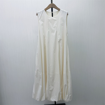 KA●2026夏季新品 无袖连衣裙女宽松显瘦百搭松弛感慵懒长裙9092