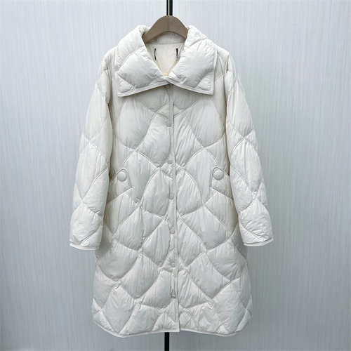 司●2025冬季新品 羽绒服女时尚长款宽松加厚保暖灰鸭绒外套1700